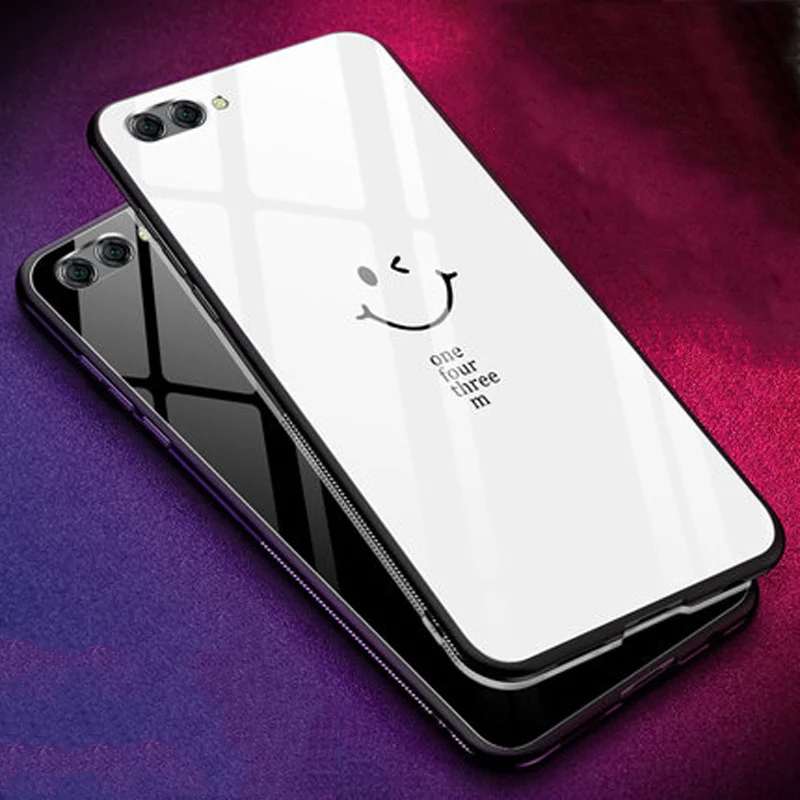 Чехол из закаленного стекла для Huawei Nova 2 s HWI-AL00 мягкий силиконовый чехол с рамкой