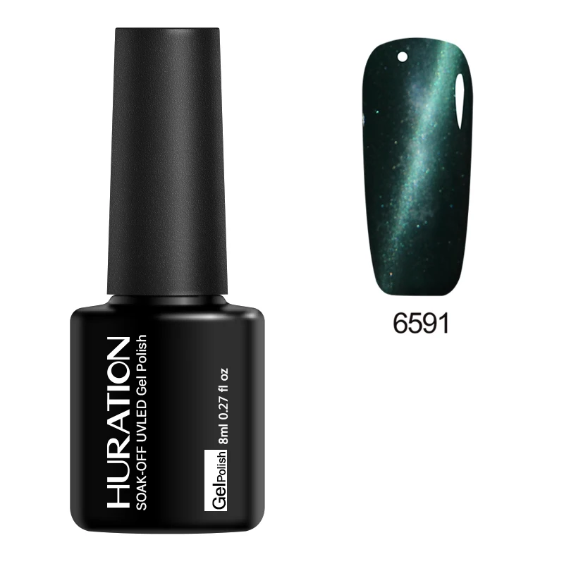 Huration 8 мл кошачий глаз гель лак для ногтей магнит впитывается УФ LED 3D Магнитный