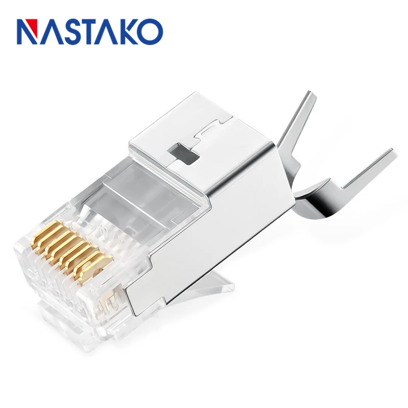 Cat6a RJ45 разъем Cat6 Модульные вилки экранированные FTP разъемы Cat 6a сетевой Ethernet