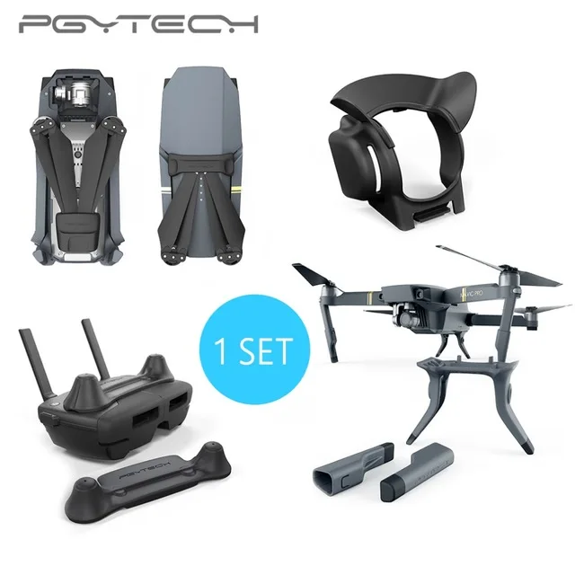 Pgytech 1 компл. Дистанционное управление гвардии и бленда Шасси ногу Пропеллеры