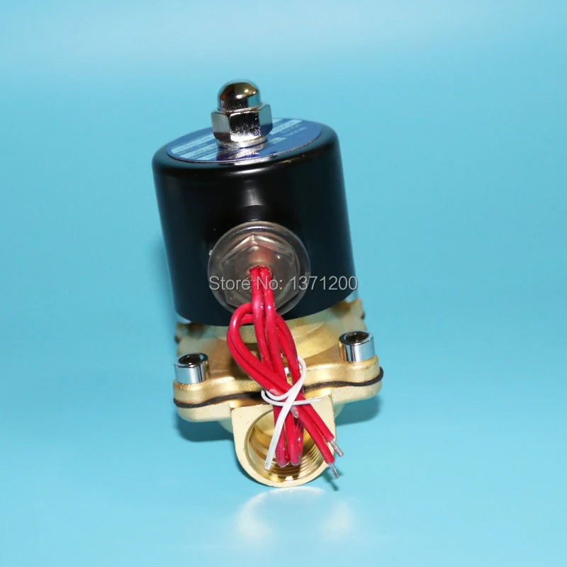 Пневматический Электрический электромагнитный клапан 16 мм 2W160 15 N/C 2 канала 1/2