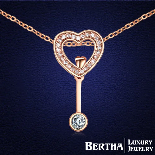 Ожерелье-чокер цвета розового золота с кубическим цирконием AAA + | Украшения и