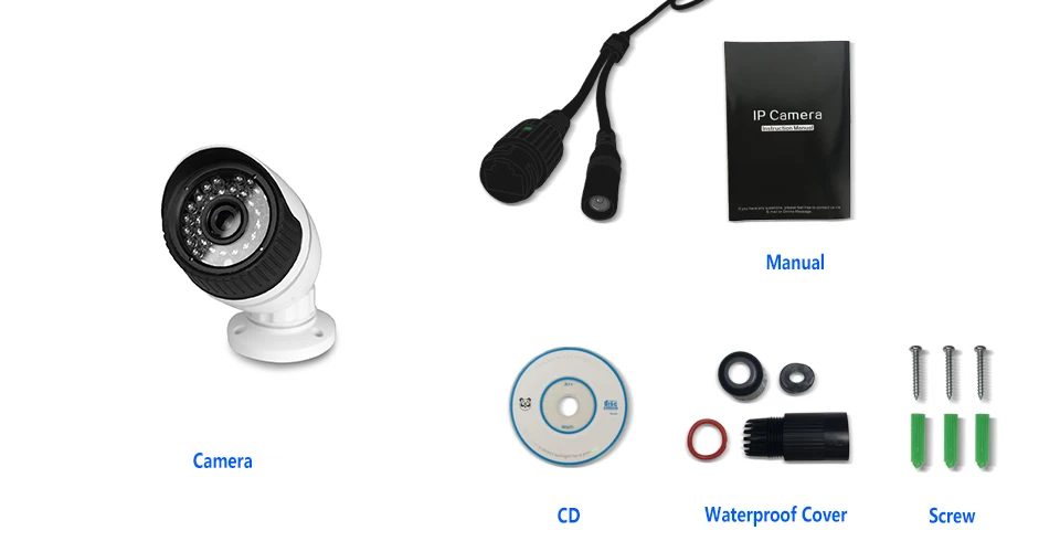 HJT 720P 1.0MP IP камера H.264 48V POE CCTV 36 IR ночное видение наружная Водонепроницаемая