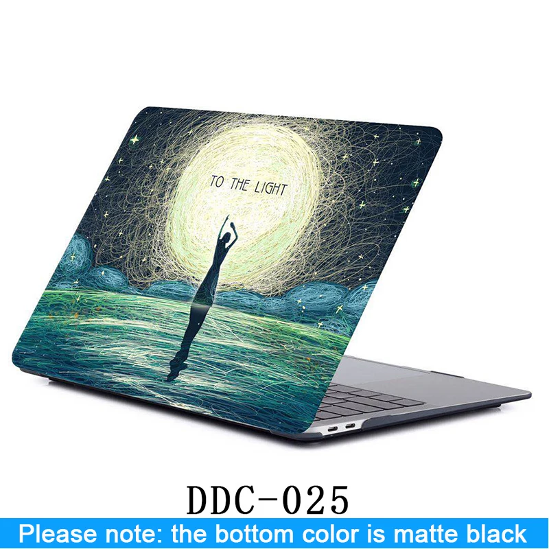 DDC-025 Чехол для ноутбука Apple MacBook Air Pro retina 11 12 13 15 16 для mac book Pro 13,3 15,4 16 дюймов с сенсорной панелью+ клавиатура - Цвет: DDC-025