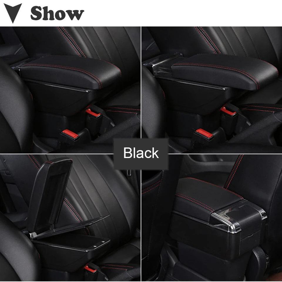Для 2005- Suzuki Swift подлокотник коробка Центральная коробка для хранения с держатель стакана, пепельница украшения интерьера