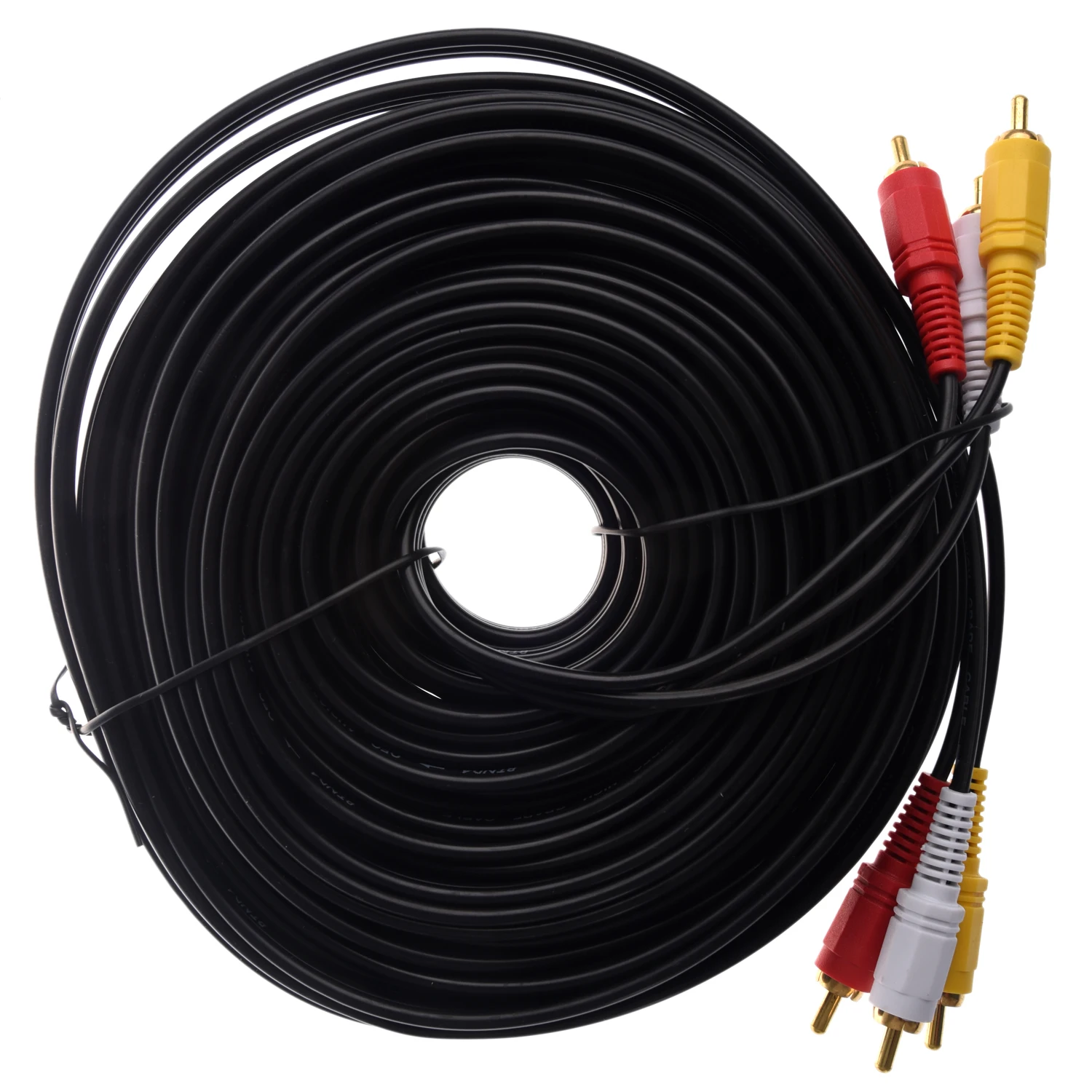PLA 3 x RCA (L + R V) композитный аудио видео кабель 50 футов для ноутбука|audio video cable|video