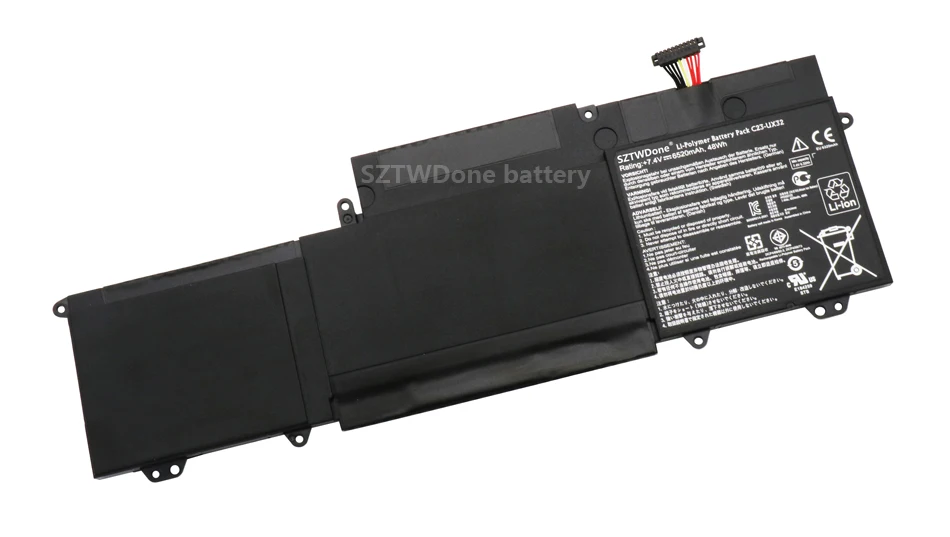 Sztwdone C23-UX32 Аккумулятор для ноутбука Asus VivoBook U38N U38K U38DT U38N-C4004H Asus Zenbook UX32 UX3A UX32VD UX32LA 7,4 V 48WH