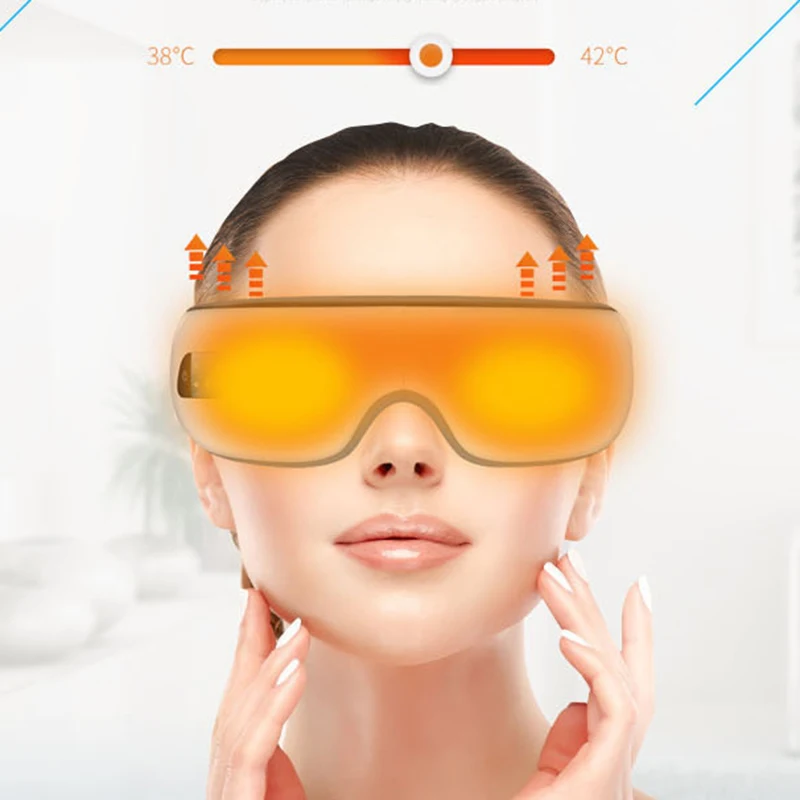 Smart Bluetooth Music Eye Massager Air Pressure Hot Compress Dark Circles Remove Magnetic Far-infrared Protect Eyesight Eye Care