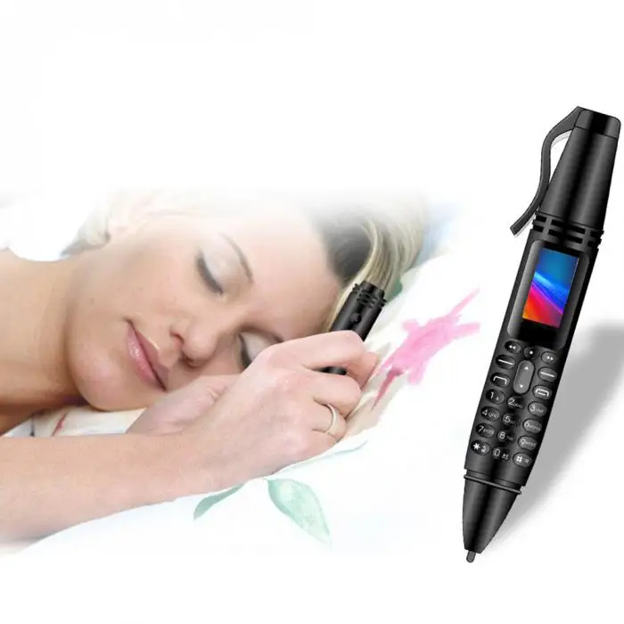 Мини Bluetooth Dialer ручка крошечный экран Поддержка SIM TF карты мобильного телефона LSMK99