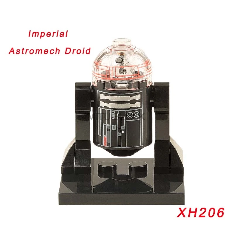 xh206 Одиночная распродажа, Звездные войны, космические войны, робот C3Po R2D2, C-3Po, R2-D2, Звезда смерти, дроид, Звездные войны, фигурки, строительные блоки - Цвет: xh206