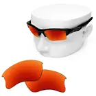 Сменные поляризованные линзы OOWLIT Fire Red Mirror для солнцезащитных очков Oakley Flak Jacket XLJ
