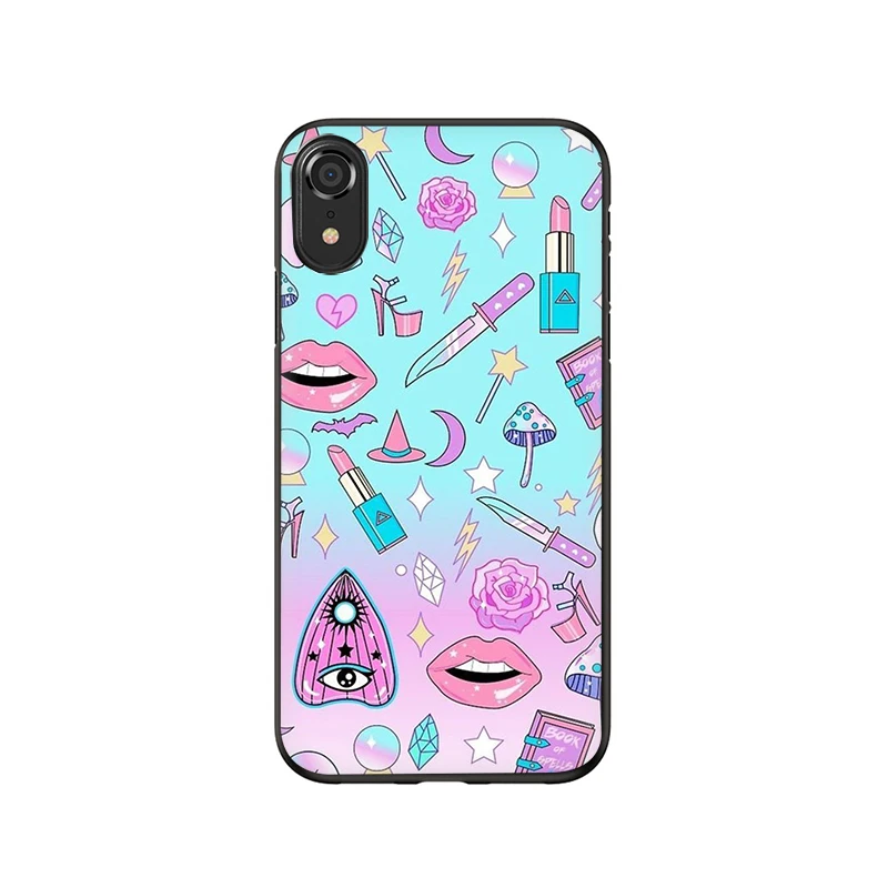 B3 Мягкий силиконовый чехол для телефона Girly Pastel Witch Goth из ТПУ чехол для iPhone 5 5S SE 6 6s 7 8 plus X XR XS 11 Pro Max - Цвет: B3