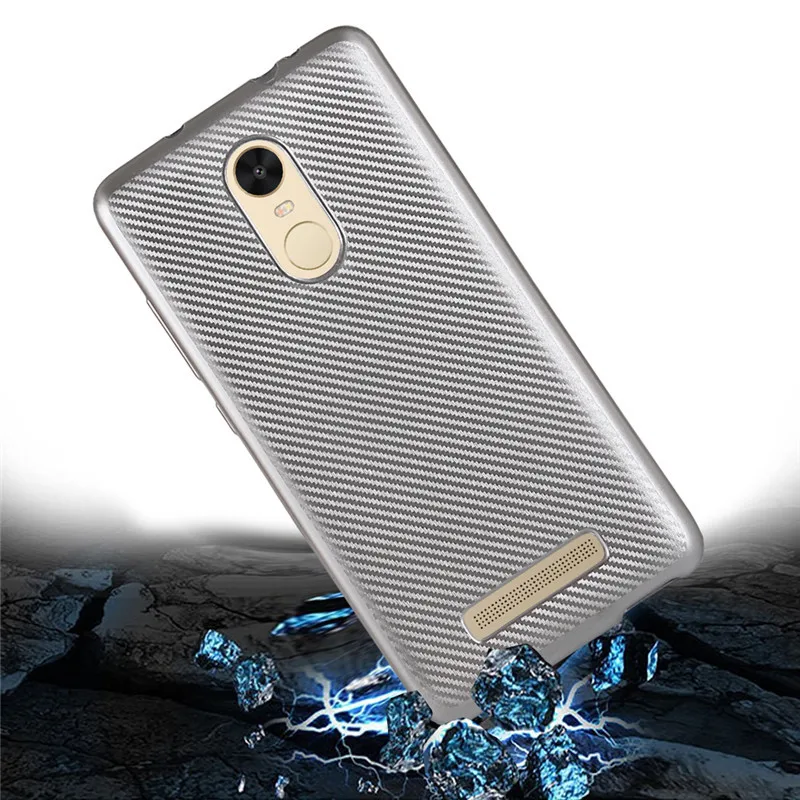 Чехол для Xiaomi Redmi Note 3 Pro Роскошный чехол с полной защитой из углеродного волокна