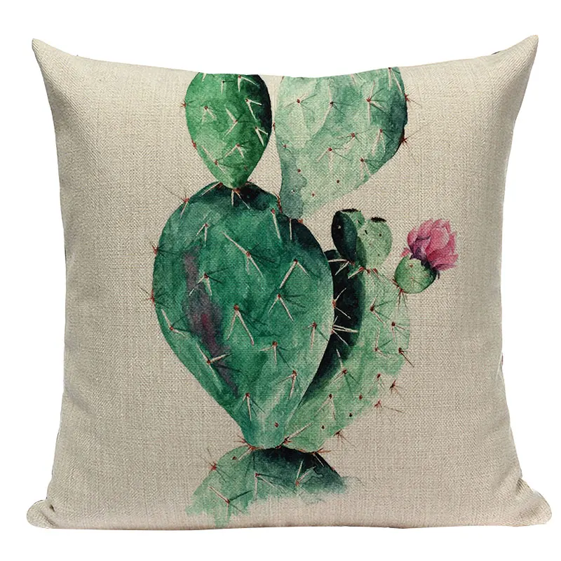 Наволочка с растениями на заказ наволочка рисунком дерева зеленая декоративная