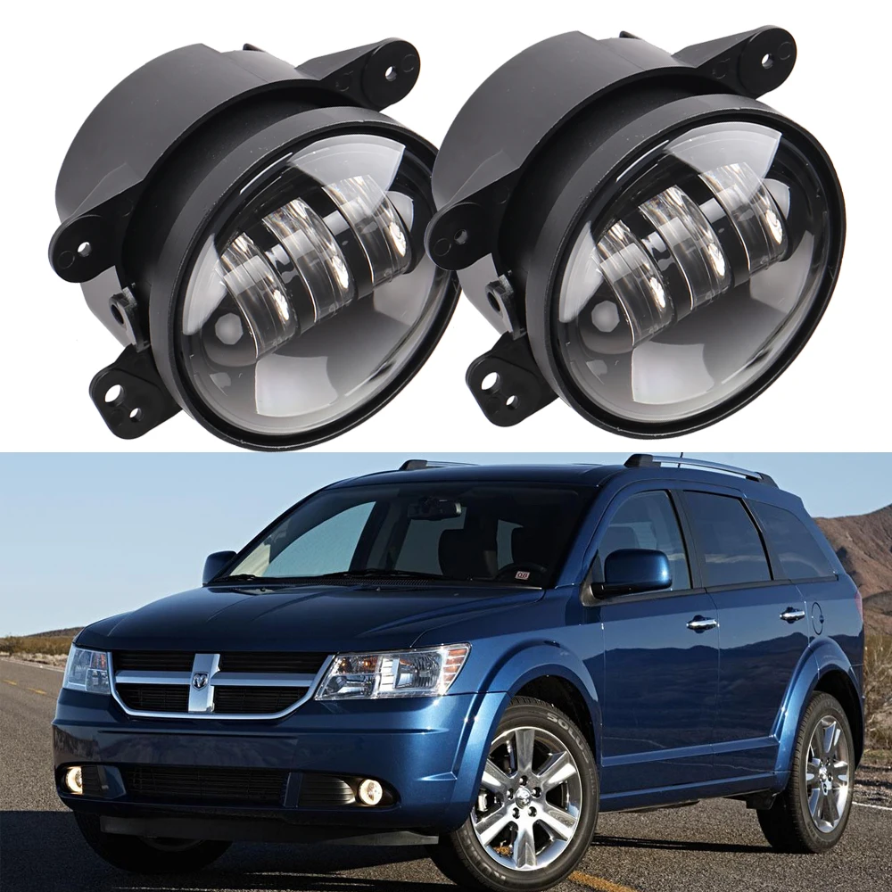 Светодиодные противотуманные фары 4 дюйма для Jeep Wrangler JK светодиодные лампа