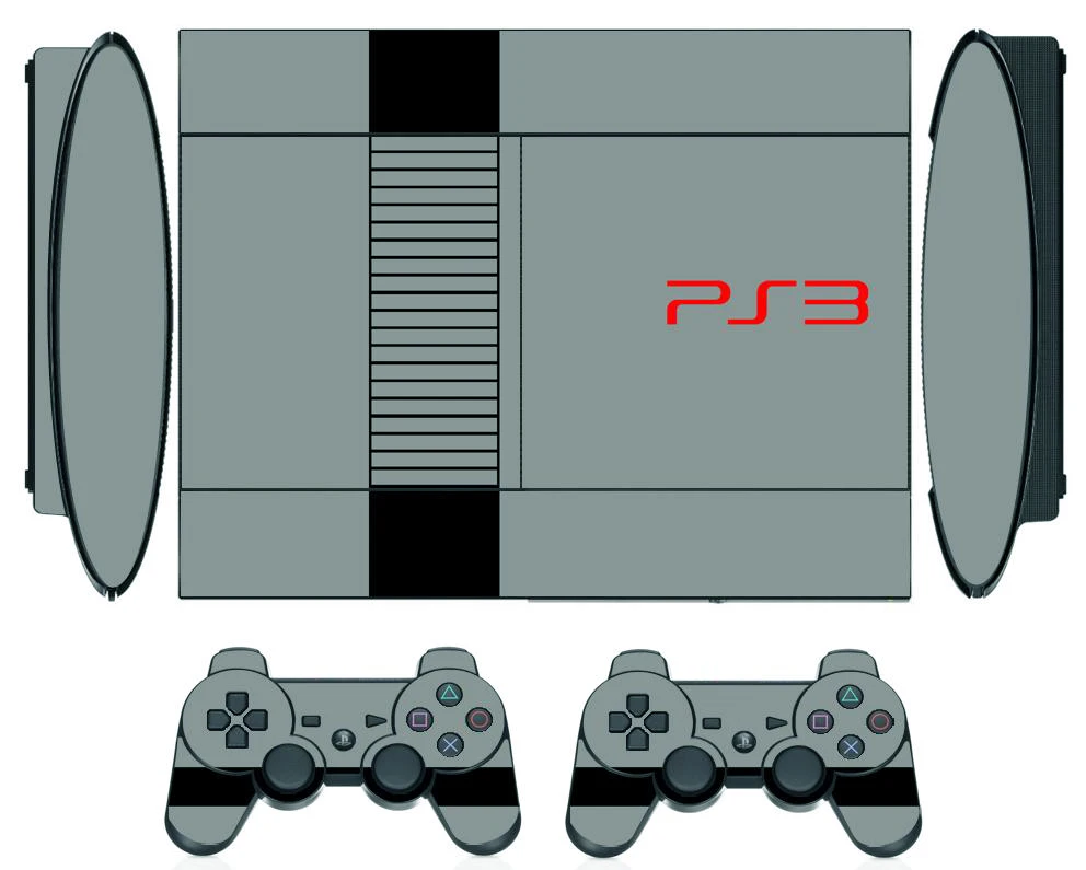 264 Виниловая наклейка для sony PS3 Super Slim 4000 и 2 контроллера skins sticker s