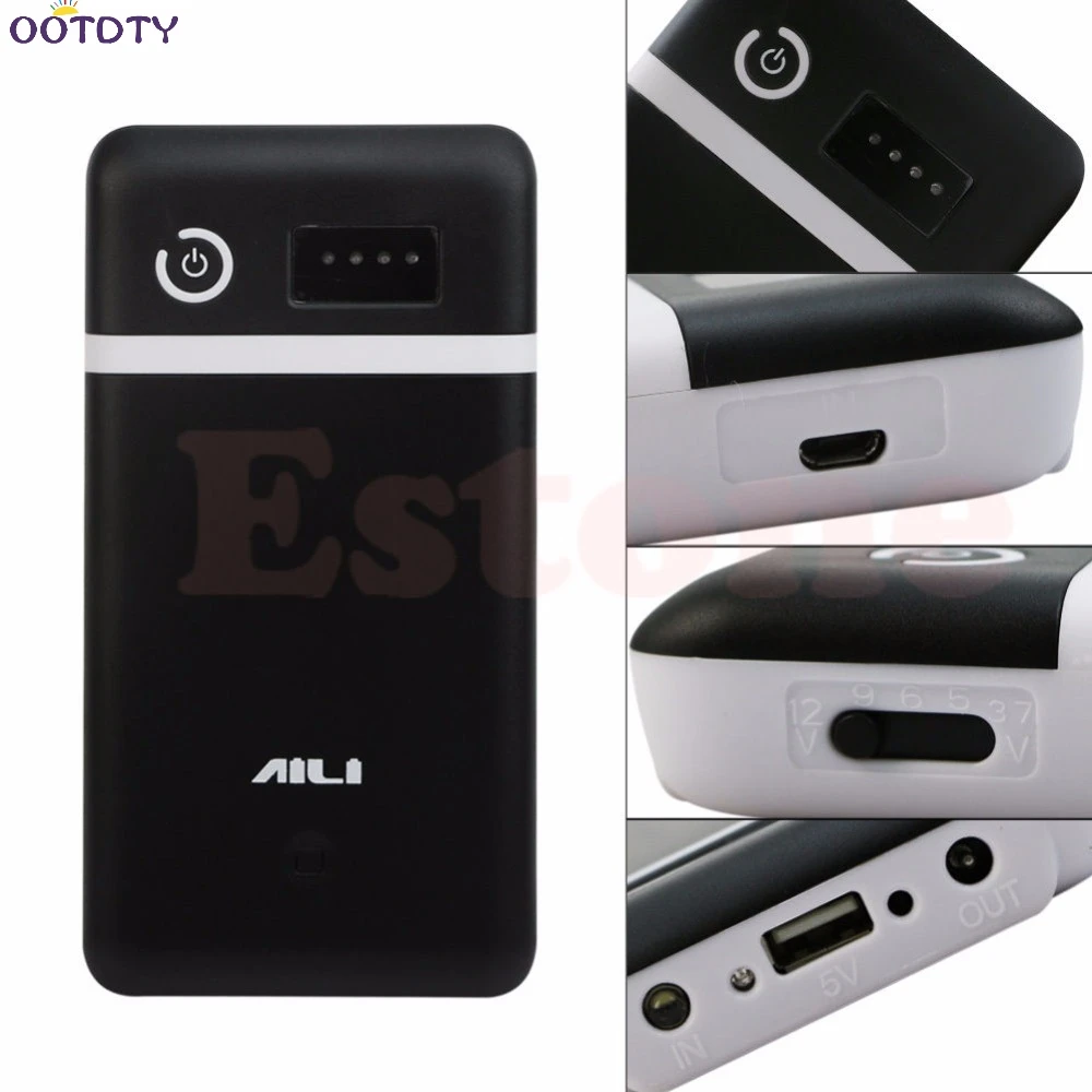 

Mobile Power Bank Box USB 3.6V 5V 6V 9V 12V 6 x 18650 Battery Charger Adapter