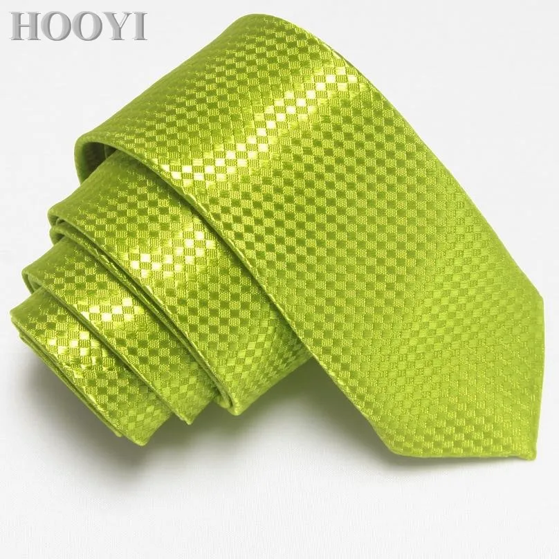 Мужской однотонный галстук-бабочка HOOYI из полиэстера Модные Узкие