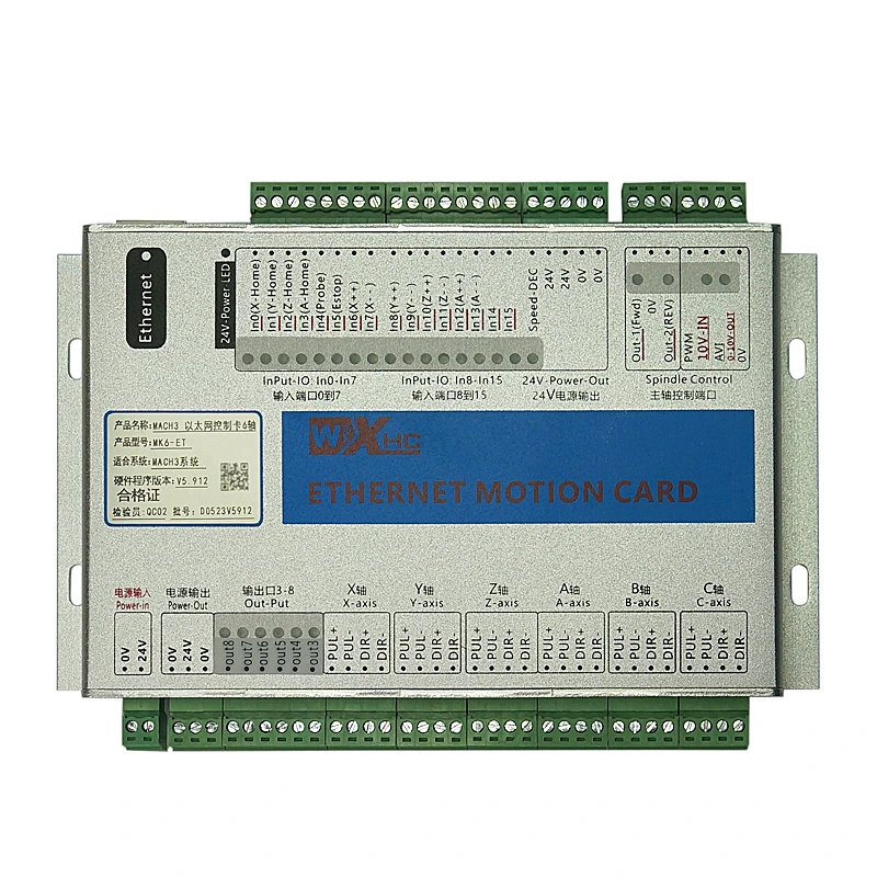 Оригинальный ЧПУ Mach3 Ethernet движения карты XHC MK3/MK4/MK6 контроллер прорыв доска 2 мГц
