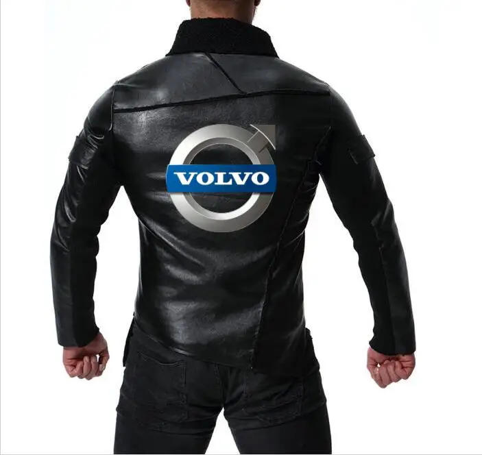 Новый мужской локомотив volvo кожаная куртка Личность нерегулярные панк мужская