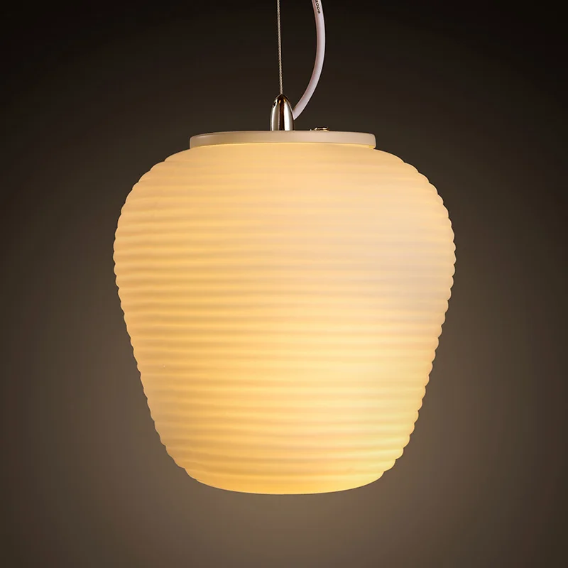 Southeast Asian Japanese style creative tatami glass pendant light restaurant bar dining room hanging lamp | Освещение
