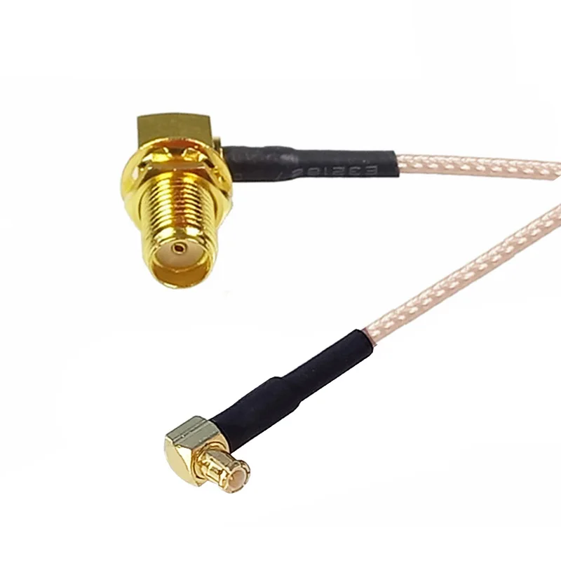 10 шт./лот SMA разъем под прямым углом к MCX разъему RG316 RF коаксиальный кабель Pigtail