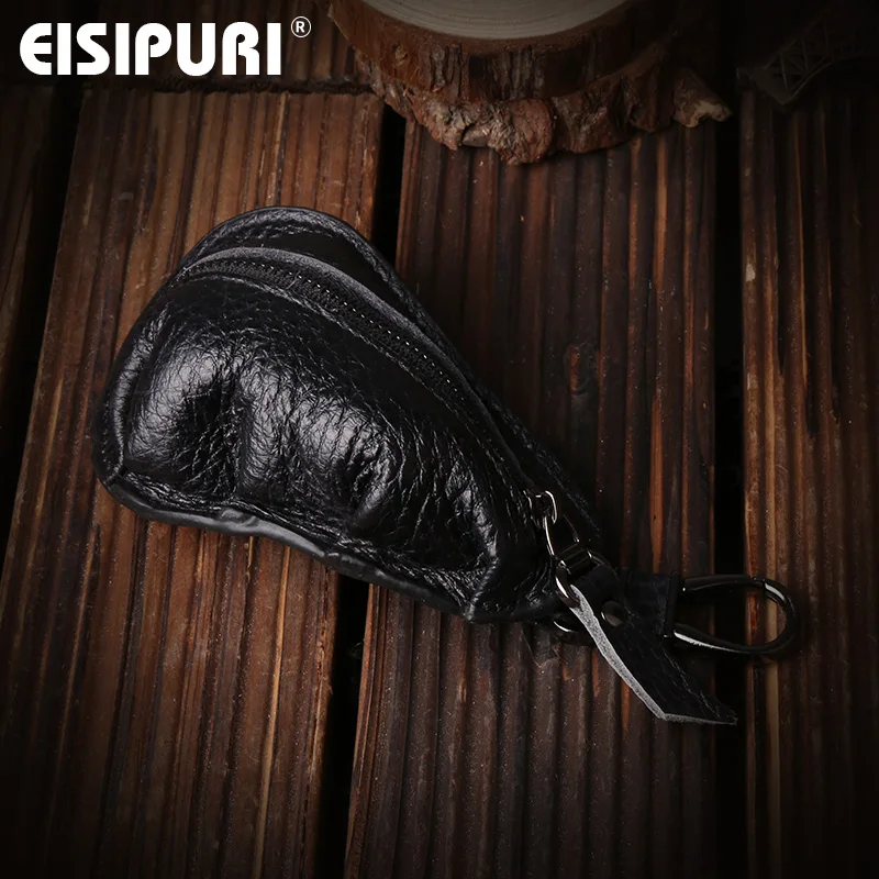 2018 100% натуральные кожаные кошельки для ключей мужчин и женщин сумка