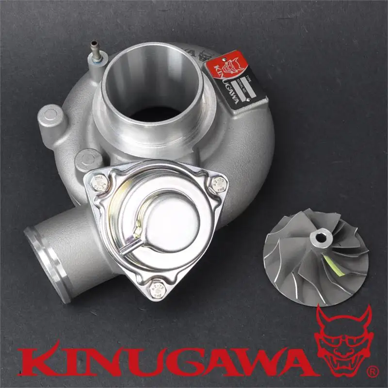 Комплект турбокомпрессора Kinugawa 2 4 дюйма с клапаном и литым колесом для TD05 TD06 16G |