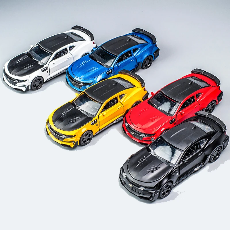

Литой автомобиль KIDAMI MINIAUTO G65 Camaro, модель автомобиля из сплава 1:32, детская коллекция, подарки для мальчиков, Лидер продаж 2020