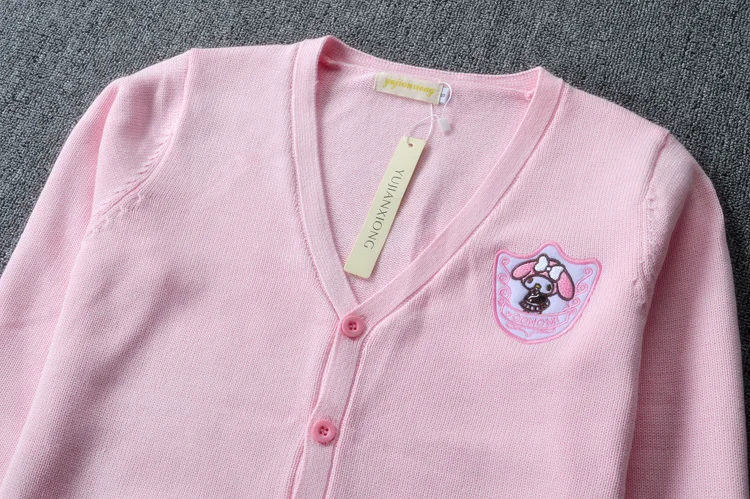 XS-XL, Осенний женский свитер, вязаная одежда, розовый, мягкий, милый, милый, мультяшный, японский, корейский, JK, для девочек-подростков, милый свитер, кардиганы