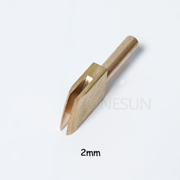ZONESUN 10 шт. одна линия 1-8 мм кожаный край для герметизации DIY инструмент латунь паяльник край маркировки кожевенное ремесло инструмент embosser - Цвет: 2mm width