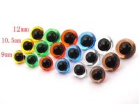 100pcsx 9mm10 5mm12mm diy buttons round mushroom domed sewing shank eyeball animal ball toy eyes accessories