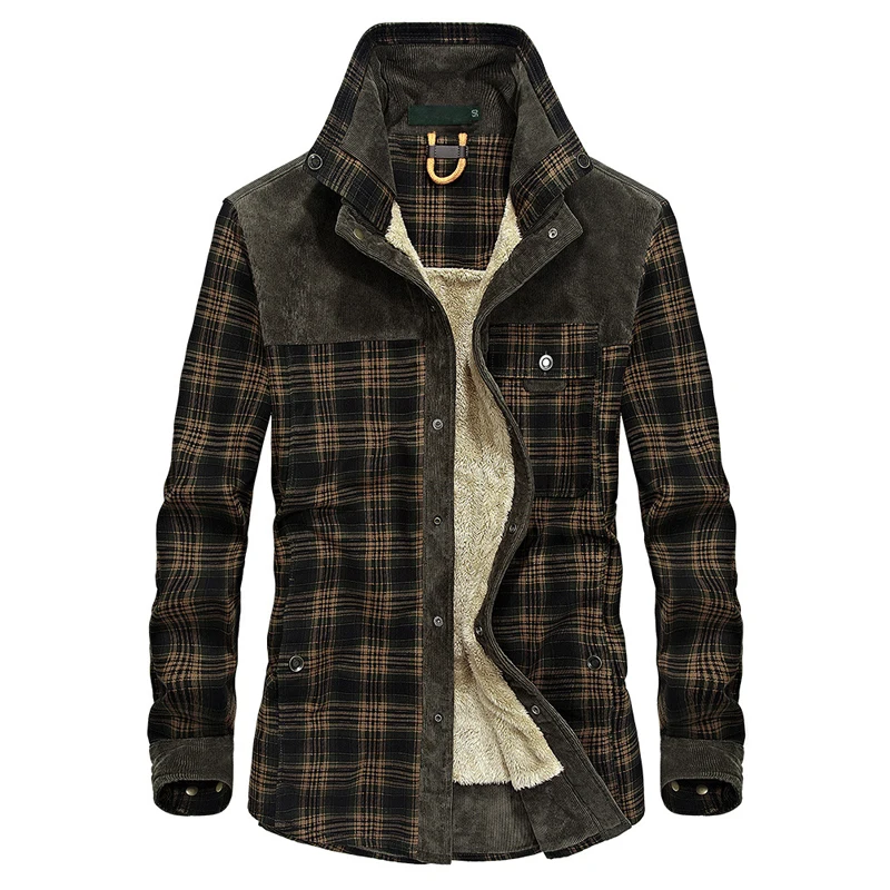 ISurvivor мужские осенние зимние плотные флисовые клетчатые рубашки Camisa Masculina, мужская повседневная модная облегающая зимняя рубашка большого размера