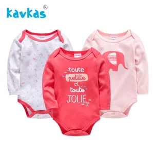 Детский хлопковый комбинезон Kavkas, 3 шт.компл., с длинным рукавом