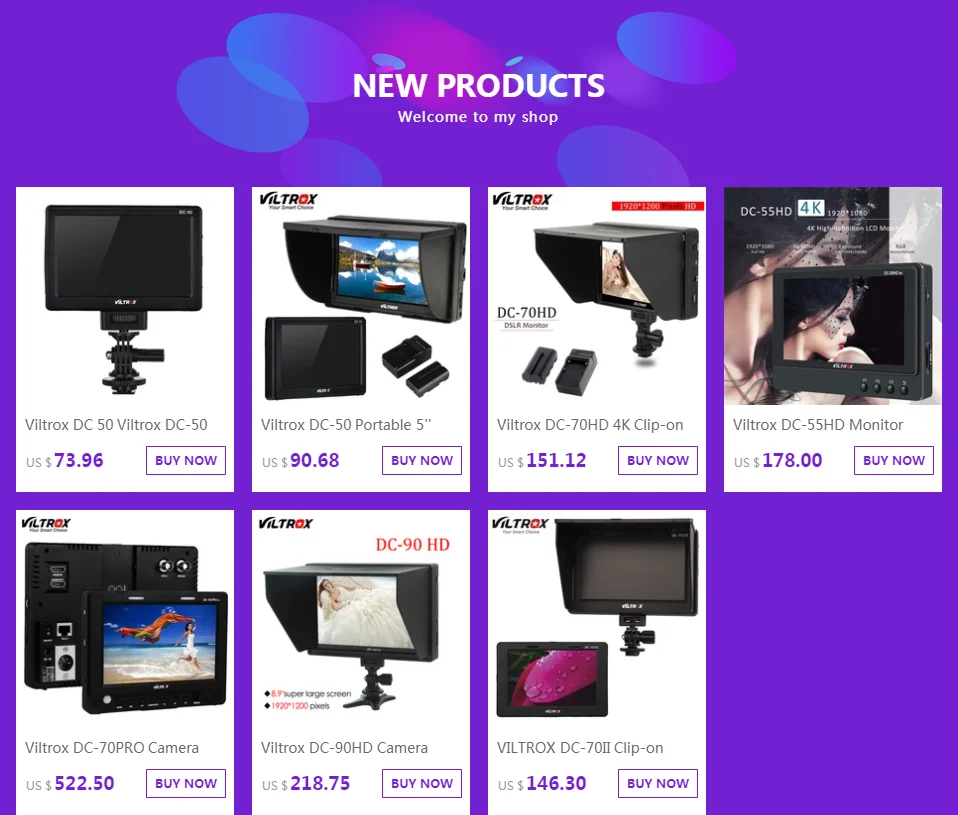 Viltrox DC-70HD 4K клип-на 7 ''HD ips ЖК-камера видео монитор Дисплей 1920x1200 HDMI AV вход для Canon Nikon Pentax BMPCC