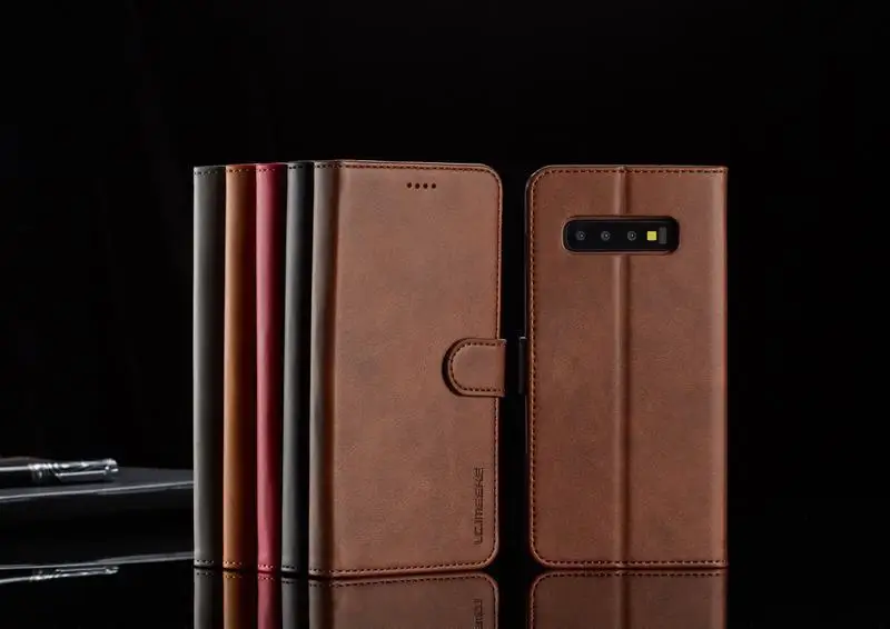 Чехол для samsung Galaxy S10 5G с магнитной застежкой, роскошный высококачественный простой винтажный кошелек, кожаный чехол для телефона s для samsung S 10