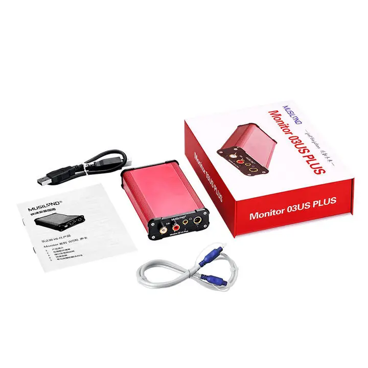 MUSILAND Monitor 03 USPLUS внешняя звуковая карта USB HIFI монитор 03US PLUS|Звуковые карты| |