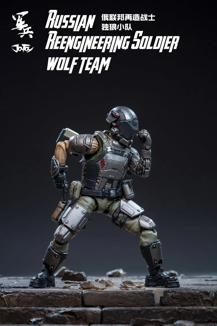 JOY TOY 1/18 русские фигурки солдат(3 шт./лот) реинжиниринг солдат Волчья команда модель куклы