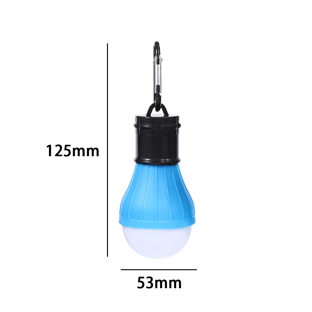 

1pc ABS 3 Modes Portable LED Light SOS Emergency Lamp Lights Bulb Tent Hanging Lamp Carabiner Lantern for Hiking Camping Fishing