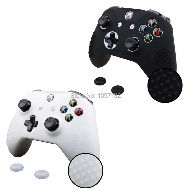 Противоскользящий силиконовый резиновый чехол-накладка для XBox One S Slim Xbox X