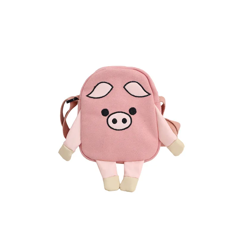 13 Pink-handbag-3 Menghuo милый кот холст рюкзак мультфильм женские рюкзаки для девочек-подростков школьная сумка модный черный розовый поросенок рюкзак mochilas - Цвет: 13 Pink-handbag-3