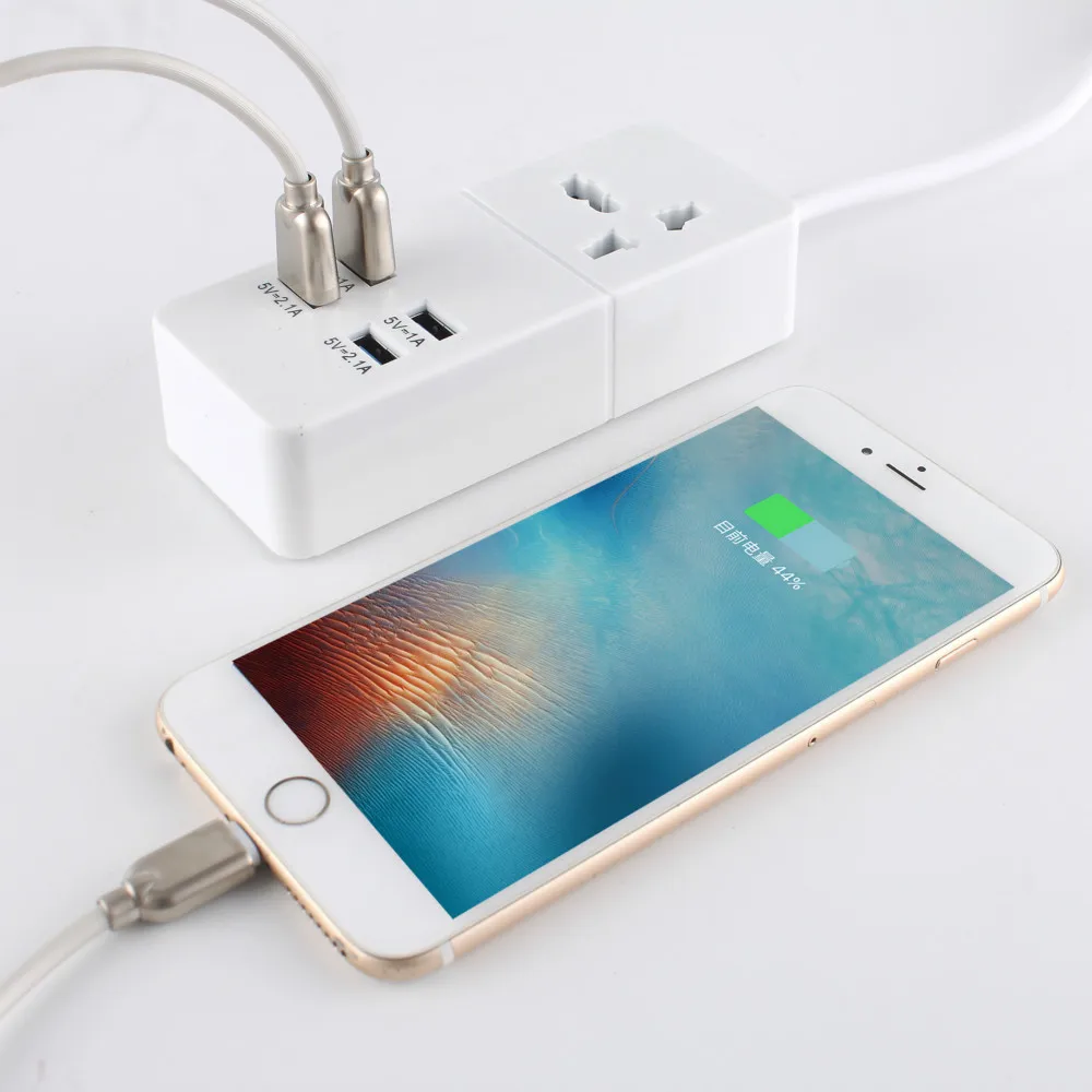 Удлинитель электрический Универсальный с 4 USB портами 2500 Вт|Удлинители