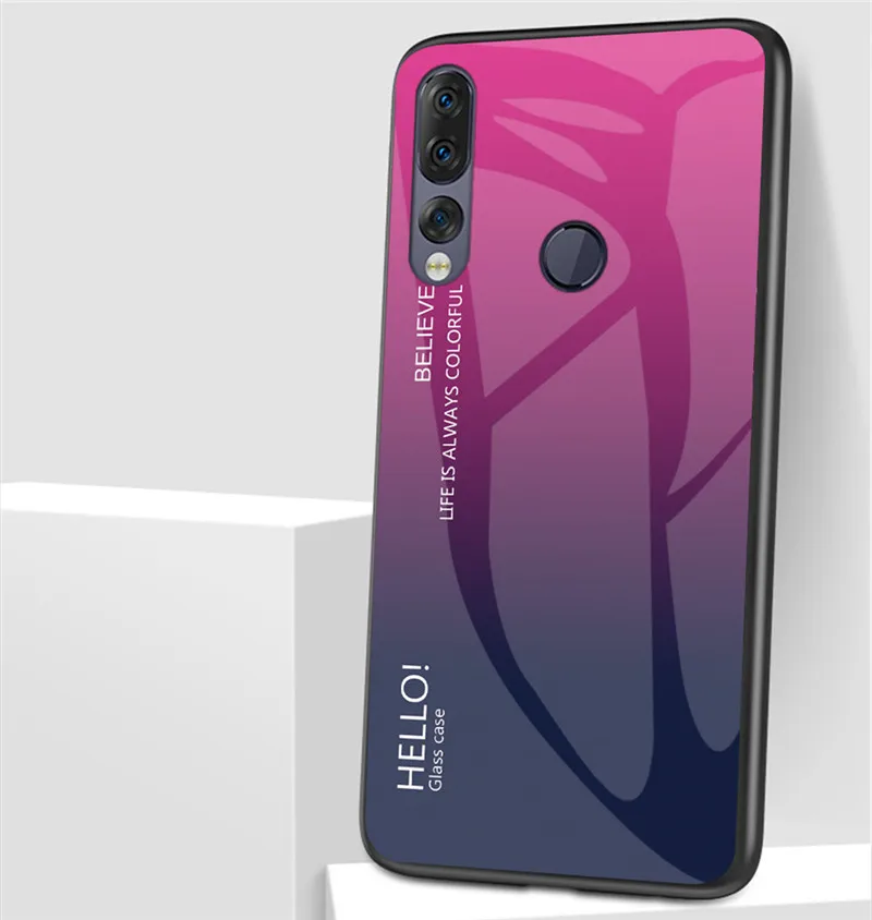 rose red Модный прозрачный чехол из закаленного стекла для lenovo Z5s, чехол s, силиконовый чехол для lenovo Z5S Z5 S, чехол для телефона - Цвет: rose red