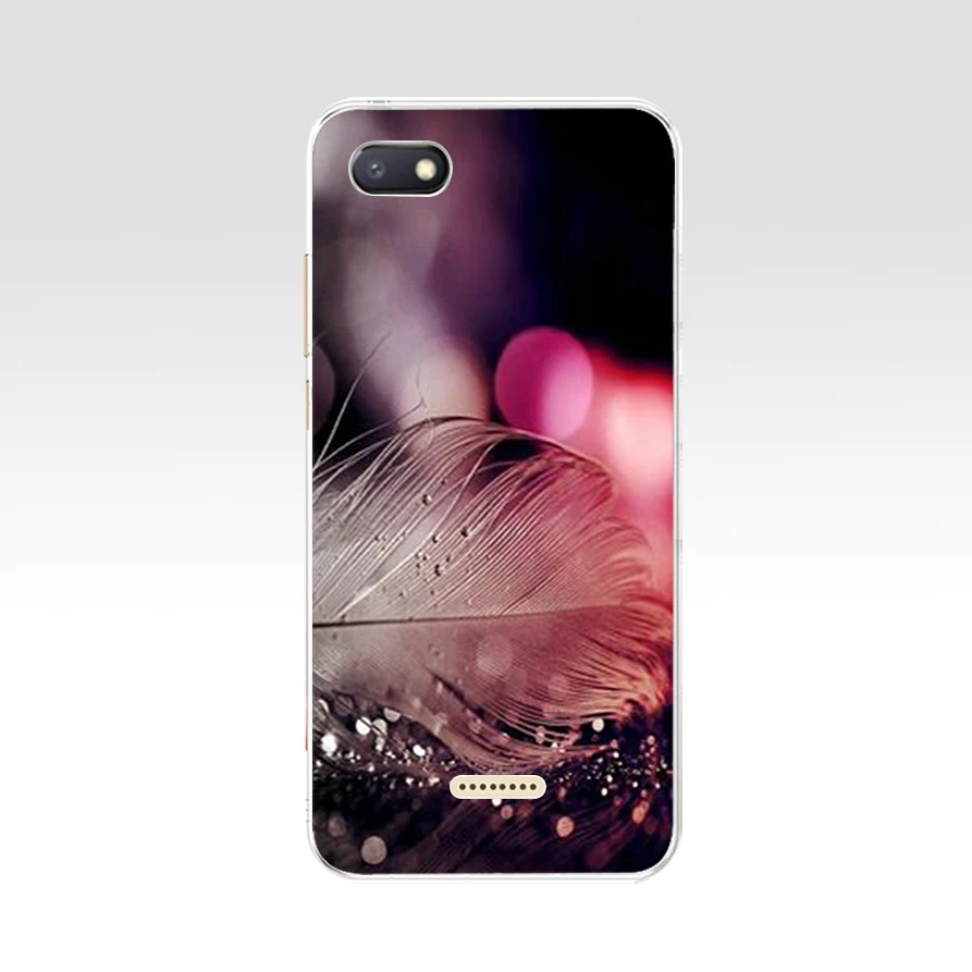46 16 Xiaomi Redmi 6A case silicone cover 5.45" TPU Cartoon case on for Xiaomi redmi 6a redmi6a coque fundas phone bumper housing - Цвет: 46