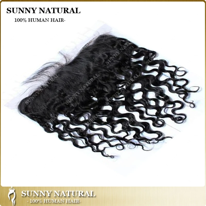 Перуанский Вьющиеся Кружева Фронтальная Закрытие 100% Необработанные Девы