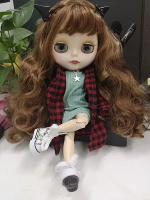 1/6 Bjd Кукла одежда сетка рубашка Blyth одежда подходит Pullip blyth Licca Momoko Azone Pullip ледяная 1/6 кукла аксессуары для Барби