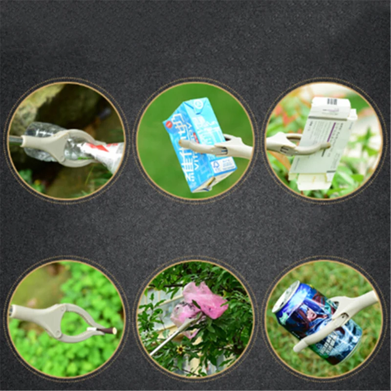 Складной инструмент для сбора мусора ручка захвата достигающая расширяется до 40