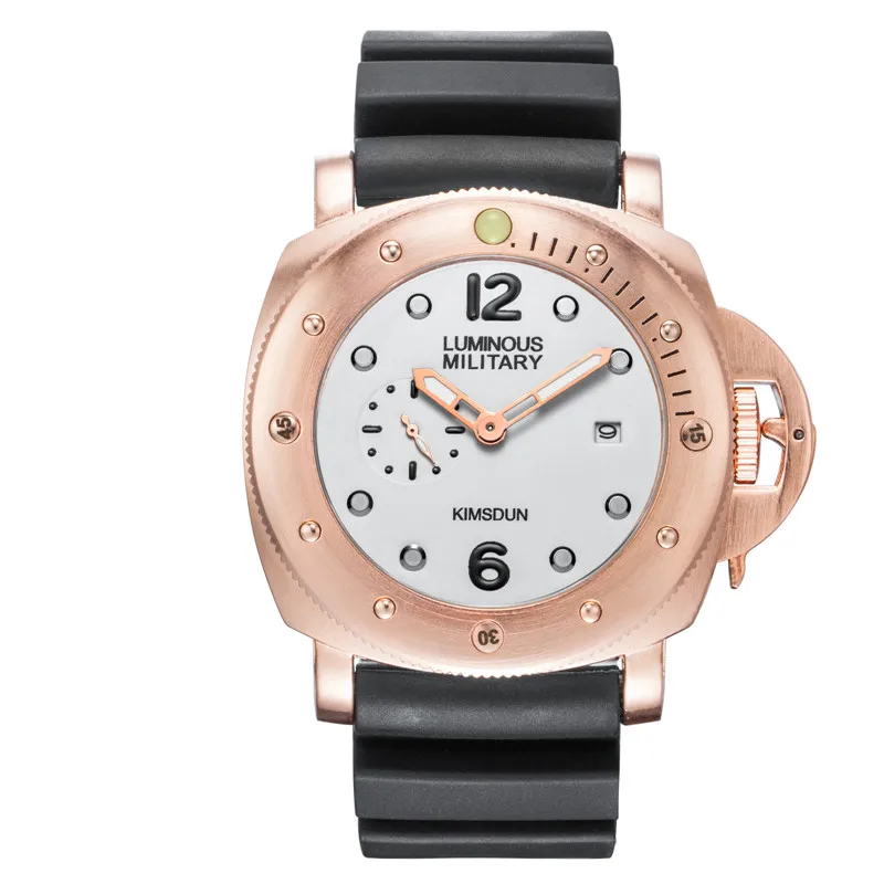 KIMSDUN Роскошные Брендовые мужские часы montre homme Бизнес Кварцевые часы мужские hombre спортивные водонепроницаемые часы мужские relogio - Цвет: 4