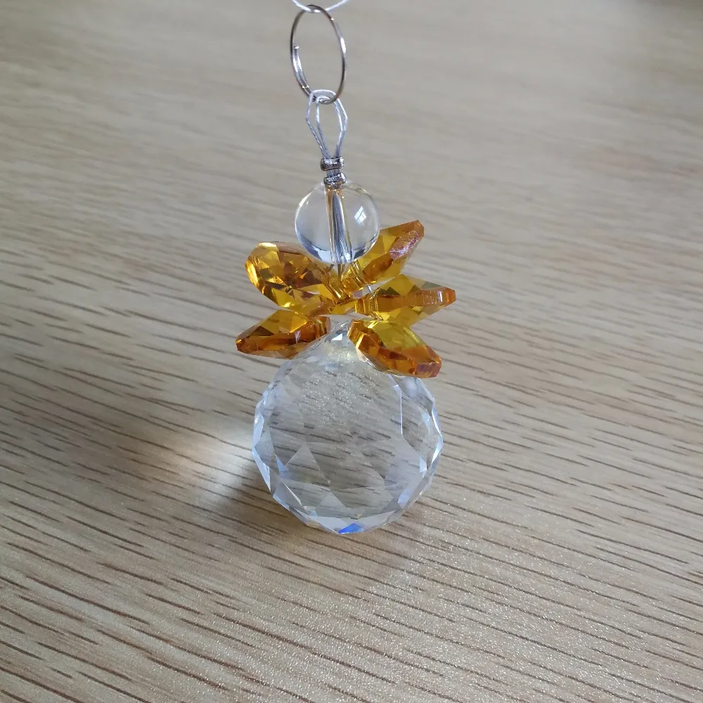 10 комплектов Хрустальный 30 мм Ограненный шар санкатеры Сделай Сам Обрезка