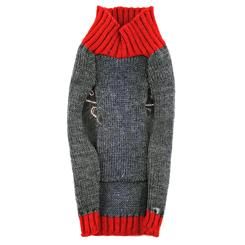 Новогодняя Рождественская одежда для домашних животных Свитера кошек